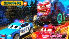Hero Cars City (Episode 38) The Mecha Blazer Crusher