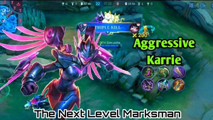 Karrie Super Aggressive Moment | MLBB MOBILE LEGEND