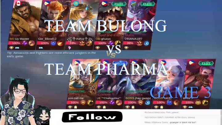 5v5 Custom Game | Shoutcast (Mobile Legends)