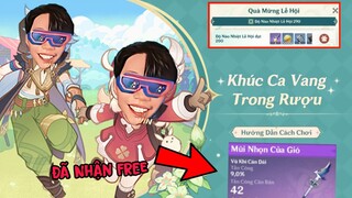Chuỗi Sự Kiện Khúc ca Vang trong Rượu Genshin Impact | Thí Luyện và Đuổi Heo Nhận free Vũ Khí Ngon