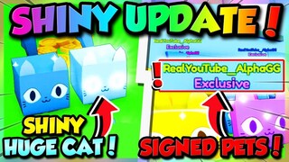 ✨SHINY UPDATE✨ NEW SHINY *HUGE* PETS!! (Pet Simulator X Roblox)