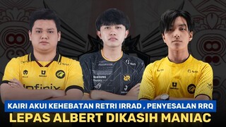 ONIC KAIRI AKUI KEHEBATAN RETRI IRRAD, PENYESALAN TERBESAR RRQ, LEPAS ALBERT DIKASIH MANIAC MPLS 13