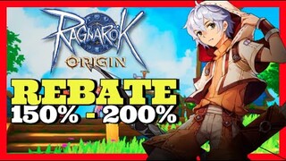 PASTi CUAN REBATE 150% - 200% SAAT OBT NANTi - RAGNAROK ORiGiN GLOBAL ( ANDROiD iOS PC )