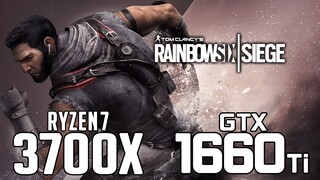 Rainbow Six Siege on Ryzen 7 3700x + GTX 1660Ti 1080p, 1440p benchmarks!