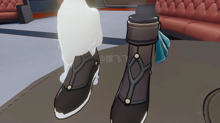 Milk fills the bluebird's shoes