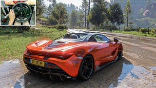 900HP McLaren 720S - Forza Horizon 5 | Thrustmaster T300RS gameplay