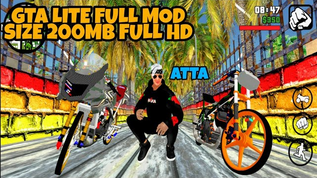 DOWNLOAD GTA SA LITE INDONESIA VERSI DRAG DAN ADA SKIN ATTA