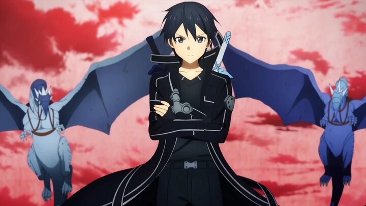 "Kirito Two-Sword Style" When I draw the second sword, no one can stand in front of me