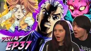 HAYATO IS A BADASS | Jojo's Bizarre Adventure Part 4 Ep 37 REACTION & REVIEW!!