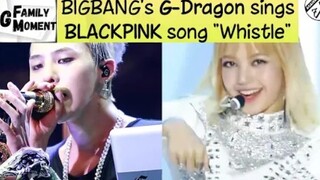 جي دي كوان تشي لونغ غنى أغنية "Whistle" لـ بلاك بينك!