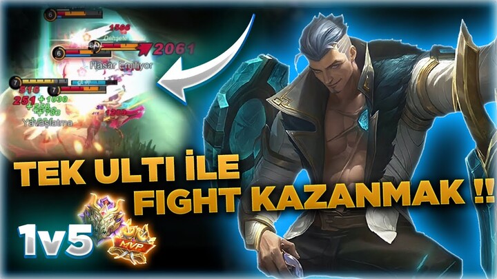 1v5 ATAN FREDRINN YAPMIŞLAR - ULTİLERİM YOK EDİYOR !! Mobile Legends