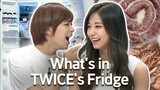 What's in TWICE's Fridge? explained by Jeongyeon & Tzuyu 🥩 (ENG SUB)