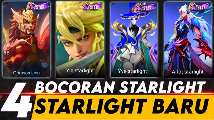 BOCORAN 4 SKIN STARLIGHT BARU 2023 JULY AGUSTUS SEPTEMBER, OKTOBER UPCOMING MOBLE LEGENDS