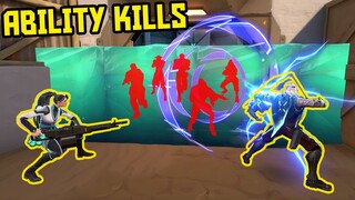 When VALORANT Players WIN GAMES Using ABILITIES ONLY... #7