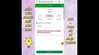 HƯỚNG DẪN KIẾM TIỀN ONLINE CUỐI NĂM 2022 MỚI NHẤT