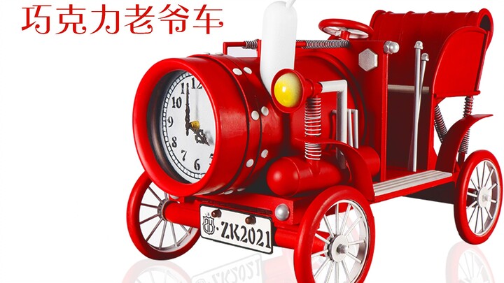 Buatan Tangan Murni! Mobil Antik Cokelat