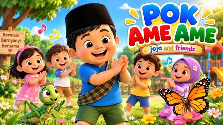 Pok ame ame belalang kupu kupu | jojoandfriends | Lagu Terbaru anak indonesia .