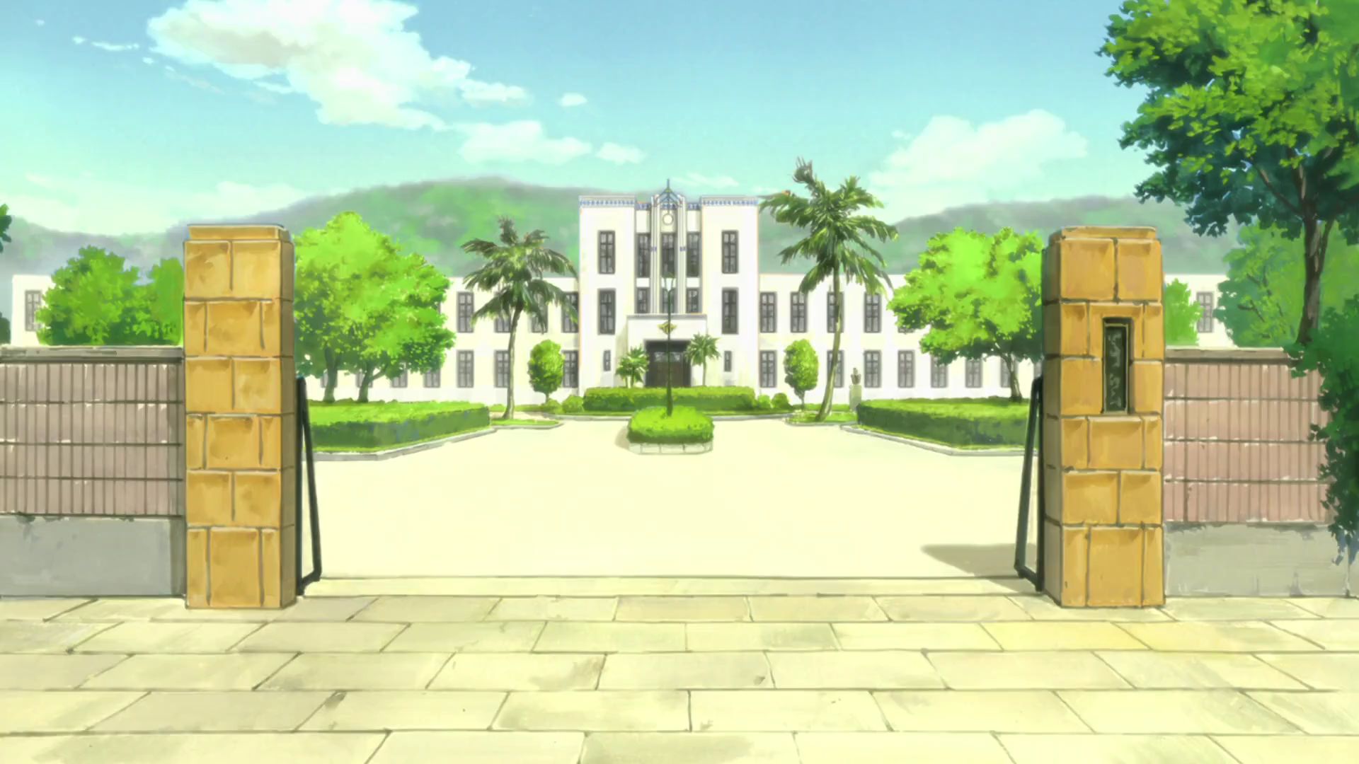 anime school gate