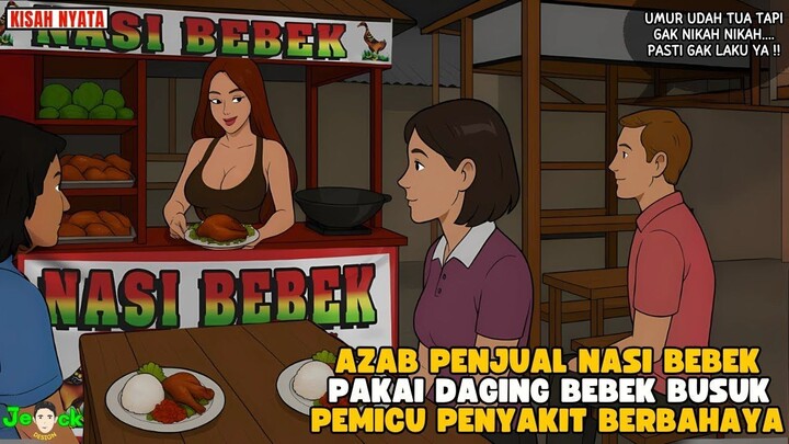 AZAB PENJUAL BEBEK BAKAR CURANG PAKAI DAGING BEBEK BUSUK YANG SUDAH BERULAT