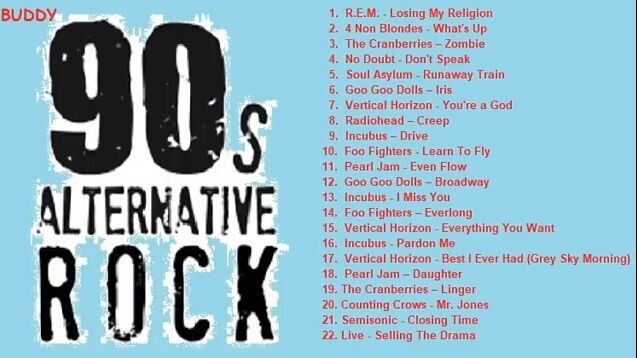 Alternative Rock Of 90s