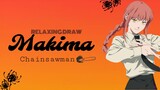 RELAXING DRAW || MAKIMA #Chainsawman #Penart