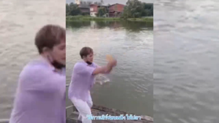 ตกน้ำนะ อันตลาย ฮาทุกฉาก ขำไม่ไหว！#Funny