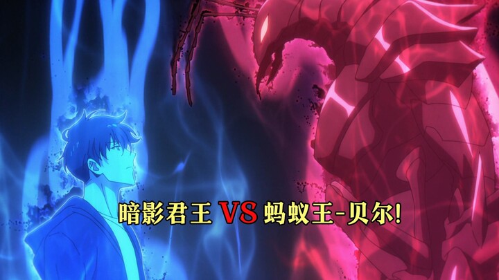 一月新番：我独自升级第二季12，暗影君王VS蚂蚁王贝尔！站起来
