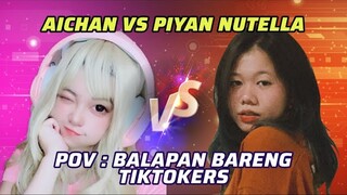 Aichan vs Piyan Nutela: Gamer Cantik FF Lawan Tiktoker POV Cantik! | MRI PanSos Kap #short