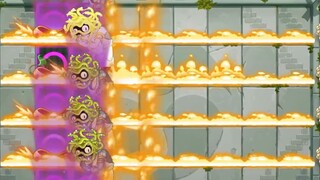 PvZ 2 مضحك - زومبي ميدوسا الجنوني للغاية المستوى 100 أقصى سرعة ضد جميع النباتات المستوى 100