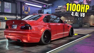 Need for Speed Heat Gameplay - 1100HP BMW M3 E46 Customization | Max Build 400+
