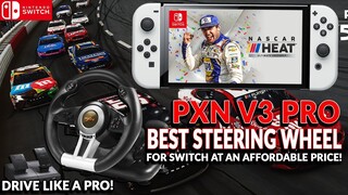 PXN V3 PRO! BEST STEERING WHEEL FOR NINTENDO SWITCH AT A CHEAP PRICE! IT'S 100% WORKING PLUS PEDALS!