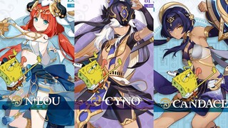 When Hoyoverse Release Cyno, Nilou, and Candace Drip Marketing