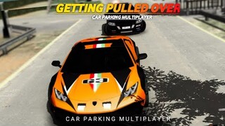 Getting Pulled over using an offroad Huracan| Car Parking Multiplayer