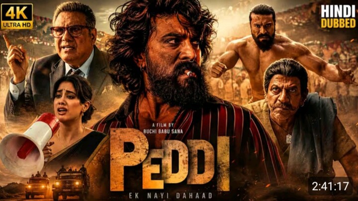 PEDDI Movie | Hindi dubbed | Ram Charan | Janvi Kapor
