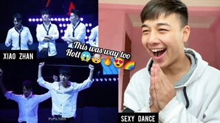 XiaoZhan 肖战 Xiao Zhan *sexy* dance focus XNine concert 2017 | REACTION