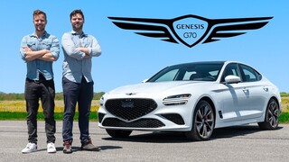 2022 Genesis G70 Quick Review // Kia Stinger In A Tuxedo