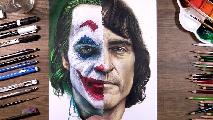 Drawing Joker (Joaquin Phoenix) _ Part 6