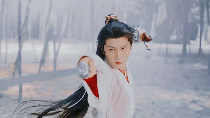 The breathtakingly talented Four-Gaze Sect Master! Red ribbons flutter—there’s no one like this youn