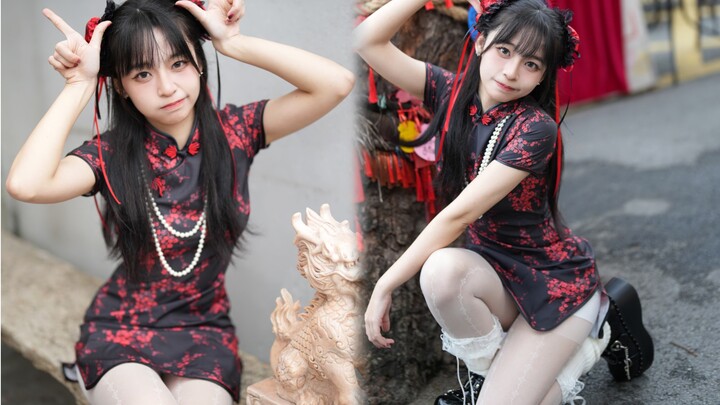 白丝中华娘来给大家拜年啦！！ ̳> ·̫ < ̳