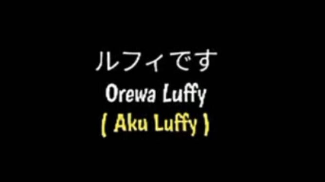 weeh Luffy