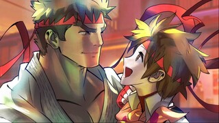 Wah... wah.... ko ada bumbu-bumbu CINTA disini.... - Street fighter 5 Indonesia (08)