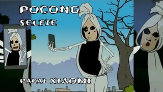 POCONG gagal Selfie - pakai XIAOMI || Animasi Horor kartun Lucu