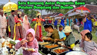 Tradisi Unik.. Rombongan Satu Kampung Serbu PARASMANAN Ikut Makan Sampai Ludes, Hajatan Di Kampung