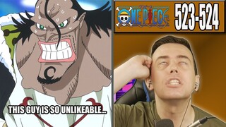 CARIBOU IS EMBARRASSING! - One Piece Episode 523 and 524 - Rich Reaction