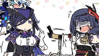 [Teyvat Kindergarten] Little Funina wants to eat dessert. Travelers, hurry up and buy it for her.