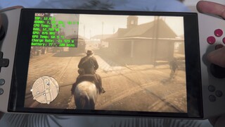 Aya Neo Pro - RDR2 Saint Denis quicktest