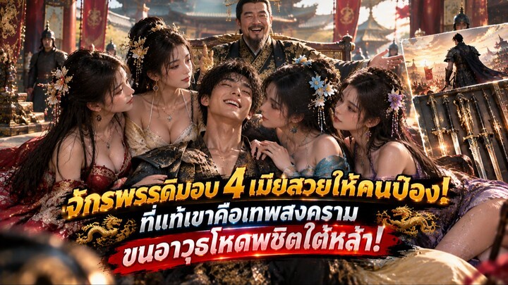 จักรพรรดิมอบ 4 เมียสวยให้คนบ๊อง! ที่แท้เขาคือเทพสงคราม ขนอาวุธโหดพิชิตใต