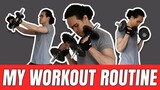 Paano Mag work Out Sa Bahay | My Workout Routine | Chest Day