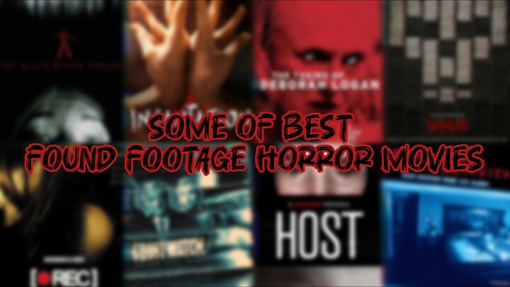 BEST HORROR FOUND FOOTAGE MOVIES⁉️💀👹👽 #tophorrormovie