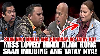 KAPIHAN ISSUE | MISS LOVELY ISINALAYSAY SA SENADO NA HINDI NA NILA NAKITA PANG BUHAY ANG TATAY!